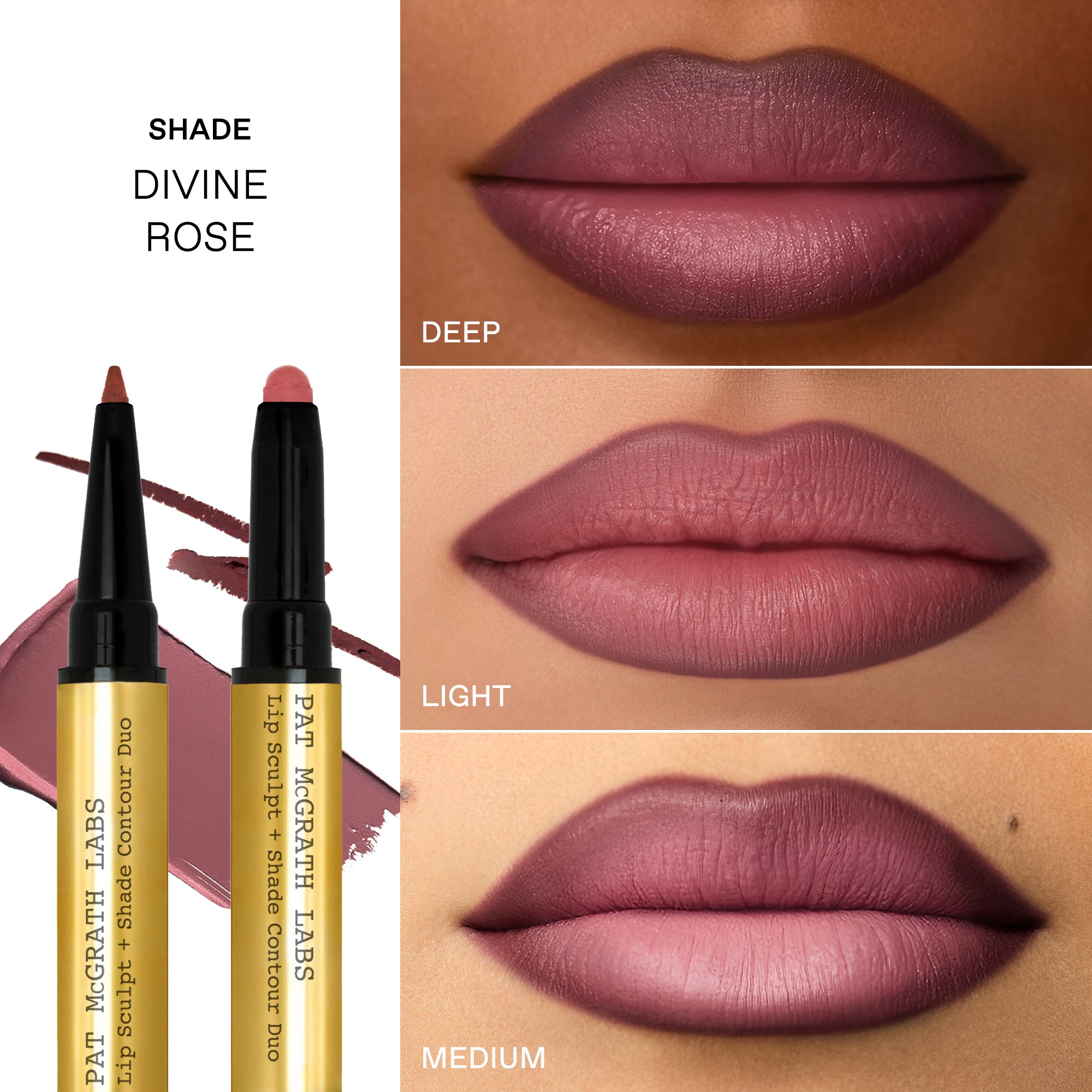 R.　Pat mcgrath Lip Sculpt + Shade Contour Duo