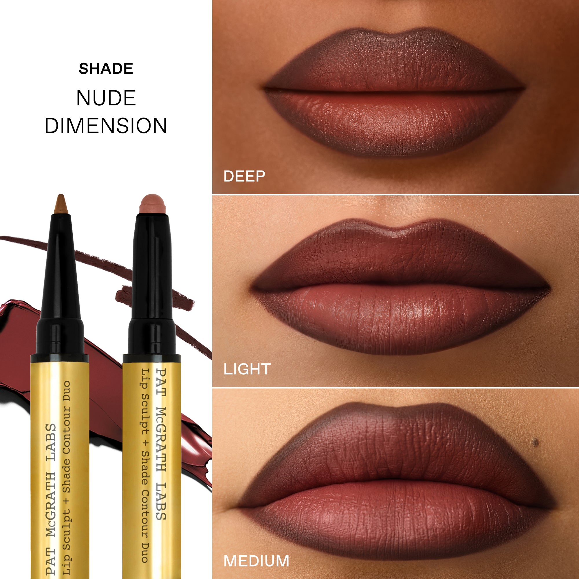 R.　Pat mcgrath Lip Sculpt + Shade Contour Duo