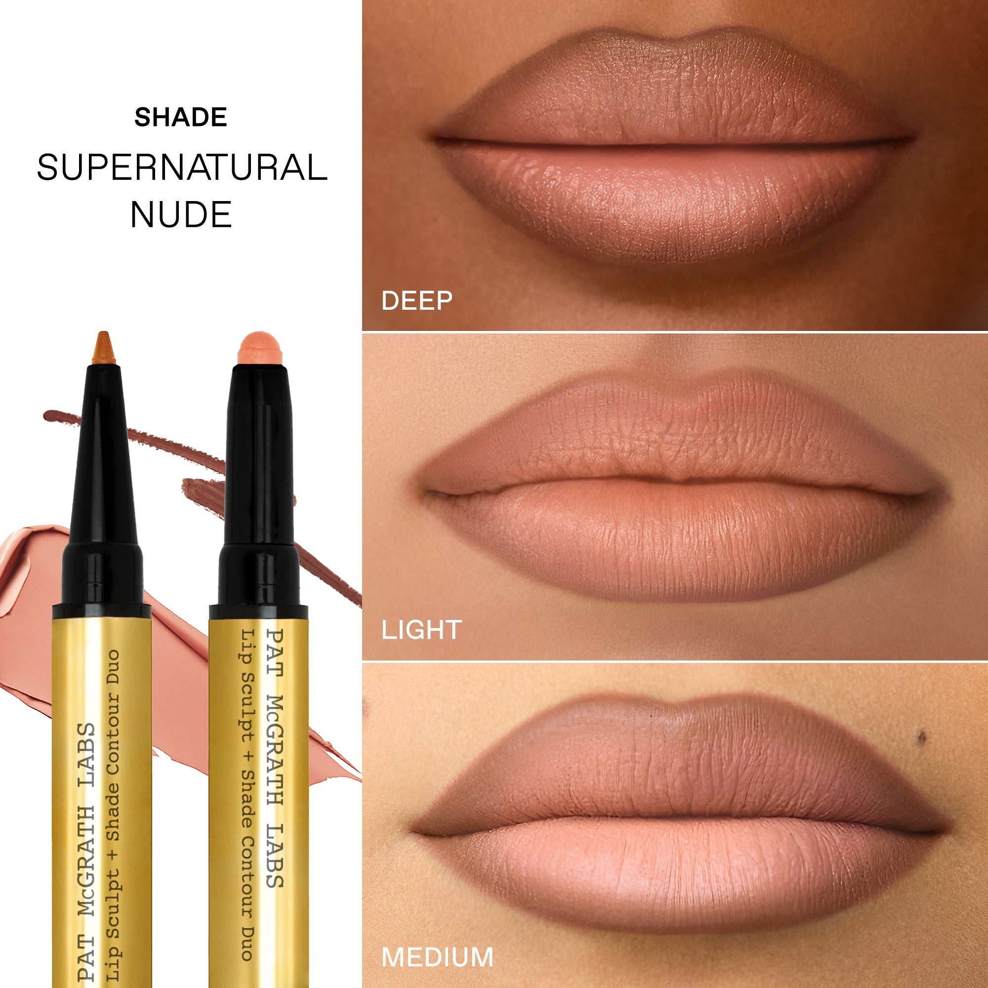R.　Pat mcgrath Lip Sculpt + Shade Contour Duo
