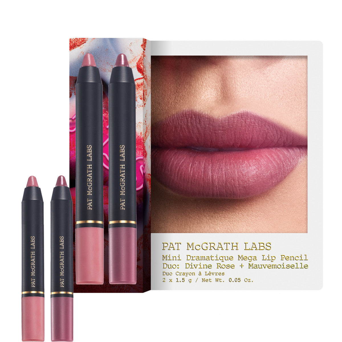 PAT McGRATH LABS アイシャドウ、リップセット Mini Dramatique Mega Lip Pencil Duo